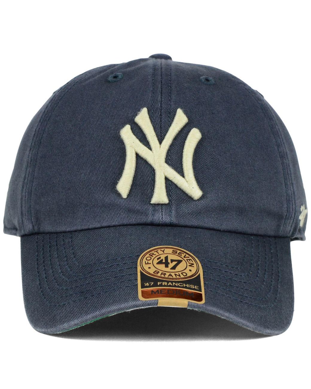 47 Brand New York Yankees Vintage Franchise Cap in White for Men