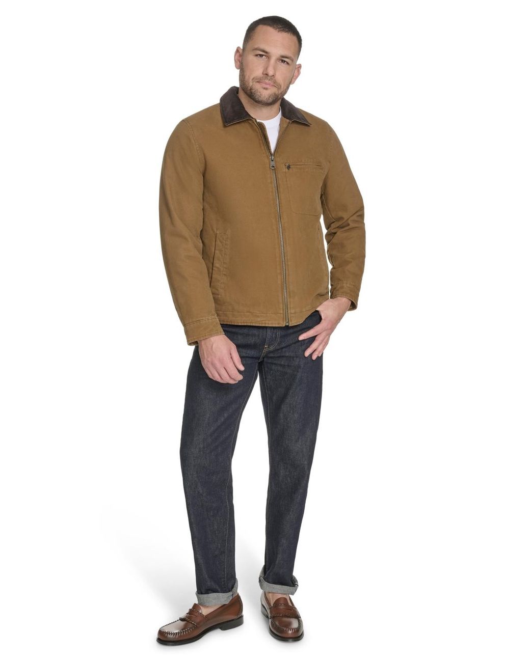 Levi's Natural Cotton Canvas Depot Jacket for men