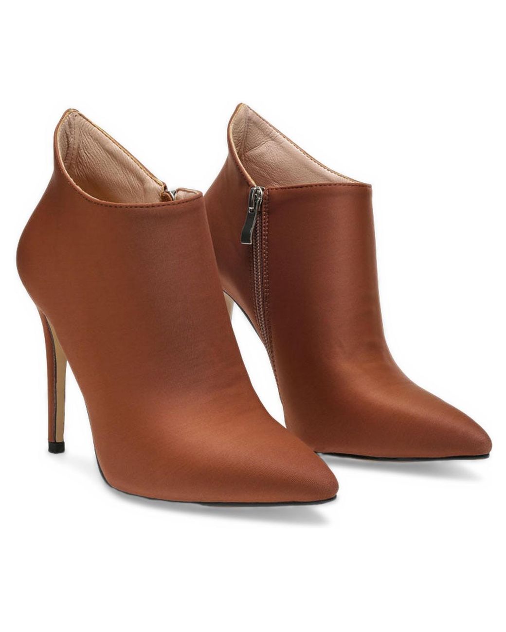 Rag & Co Brown Melba Pointed Toe Stiletto Boot