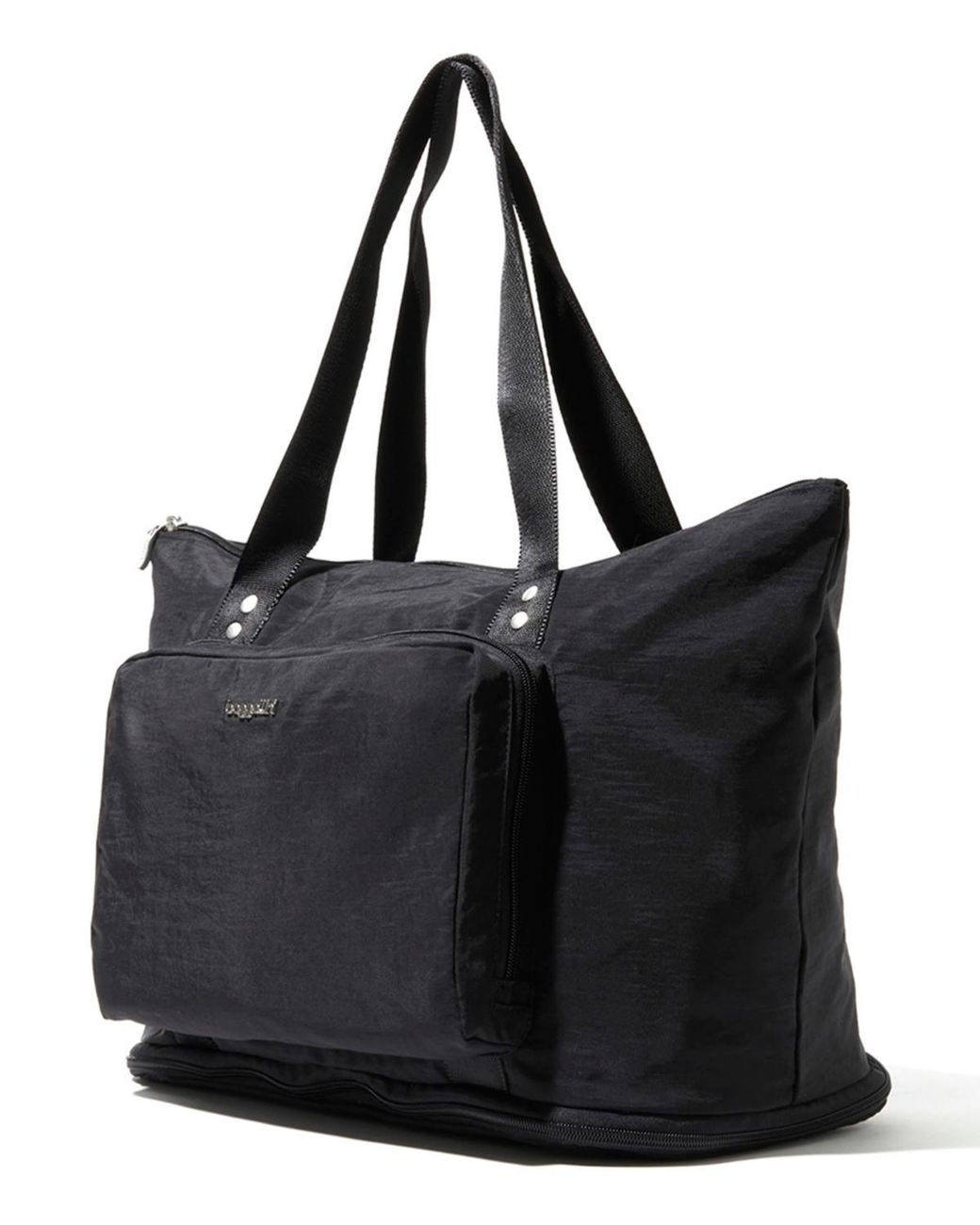 Baggallini Black Carryall Packable Tote