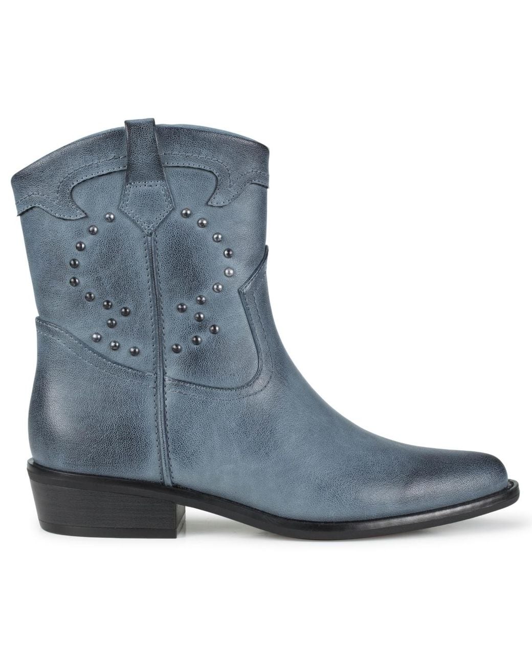BareTraps Blue Nova Western Booties