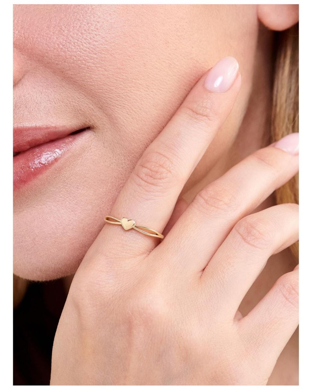 DEVATA Metallic Heart Ring