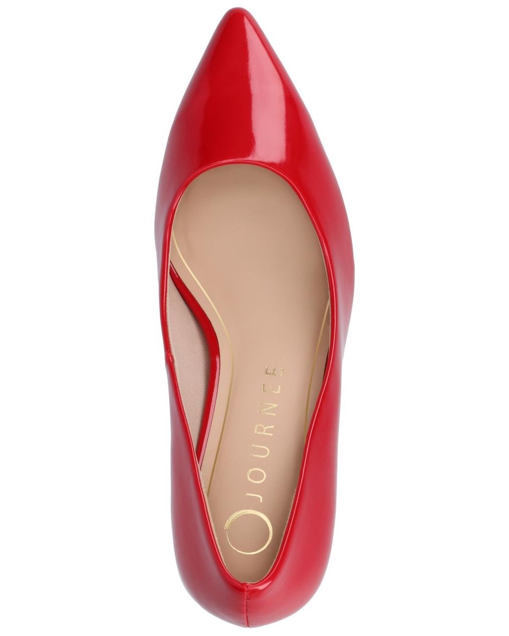 Journee Collection Scylee Pointed Toe Dress Pumps in Red | Lyst