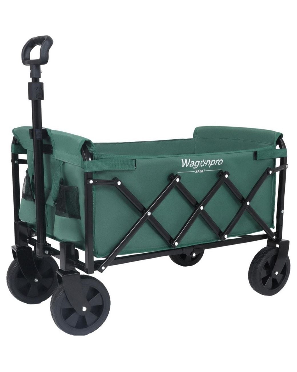 Echtpeak Green Expandable Dual Layer Collapsible Utility Wagon