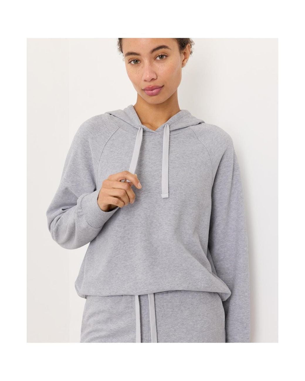 Pact Gray Cloudknit Hoodie