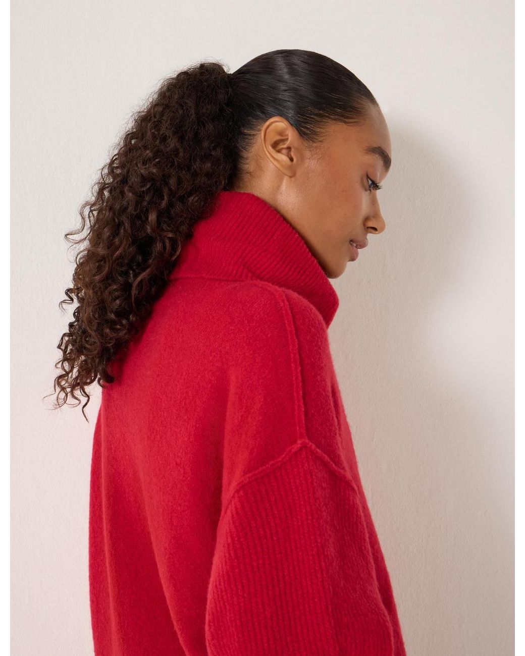 Hush Red Pullover Sweater