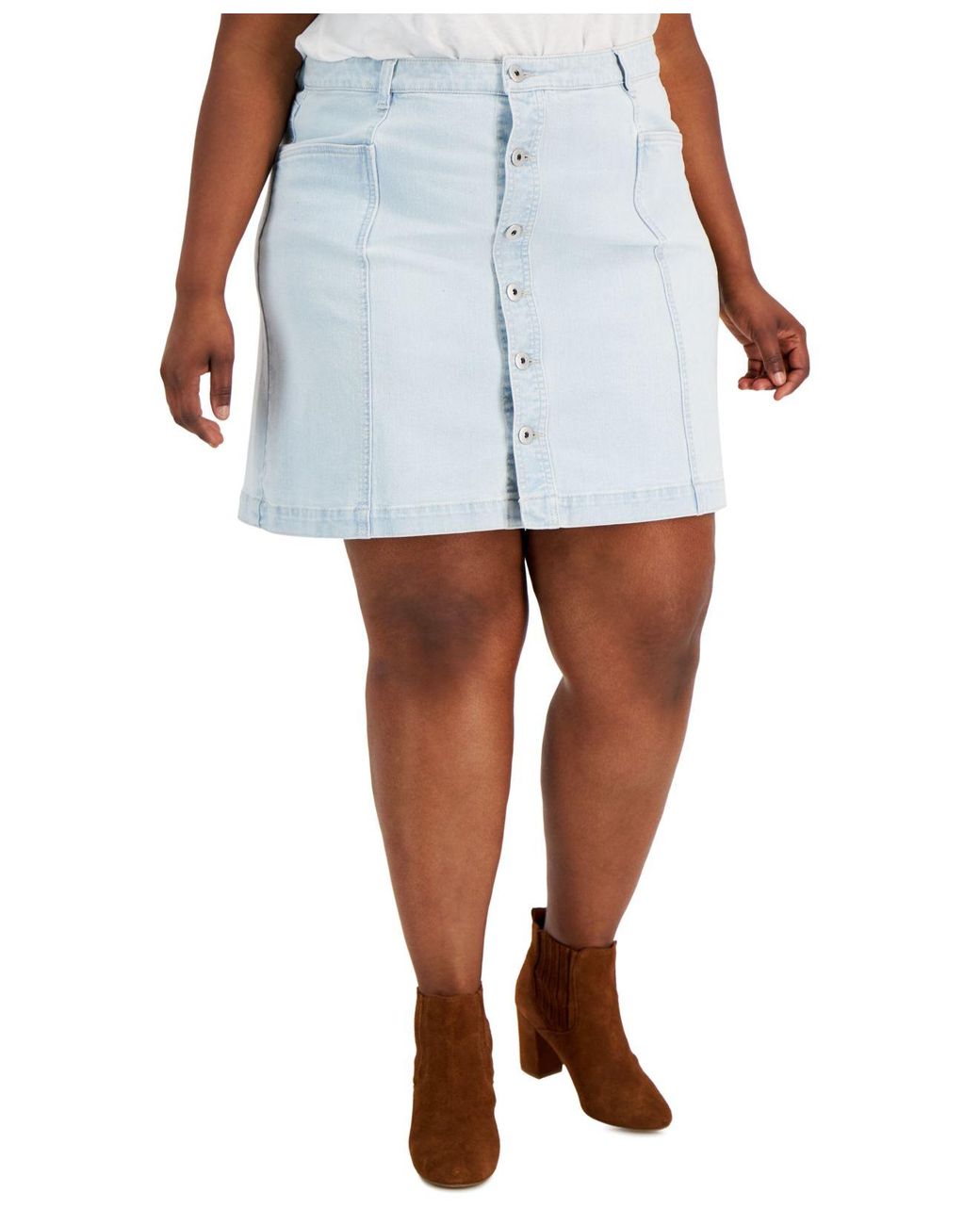Style and co denim cheap skirt