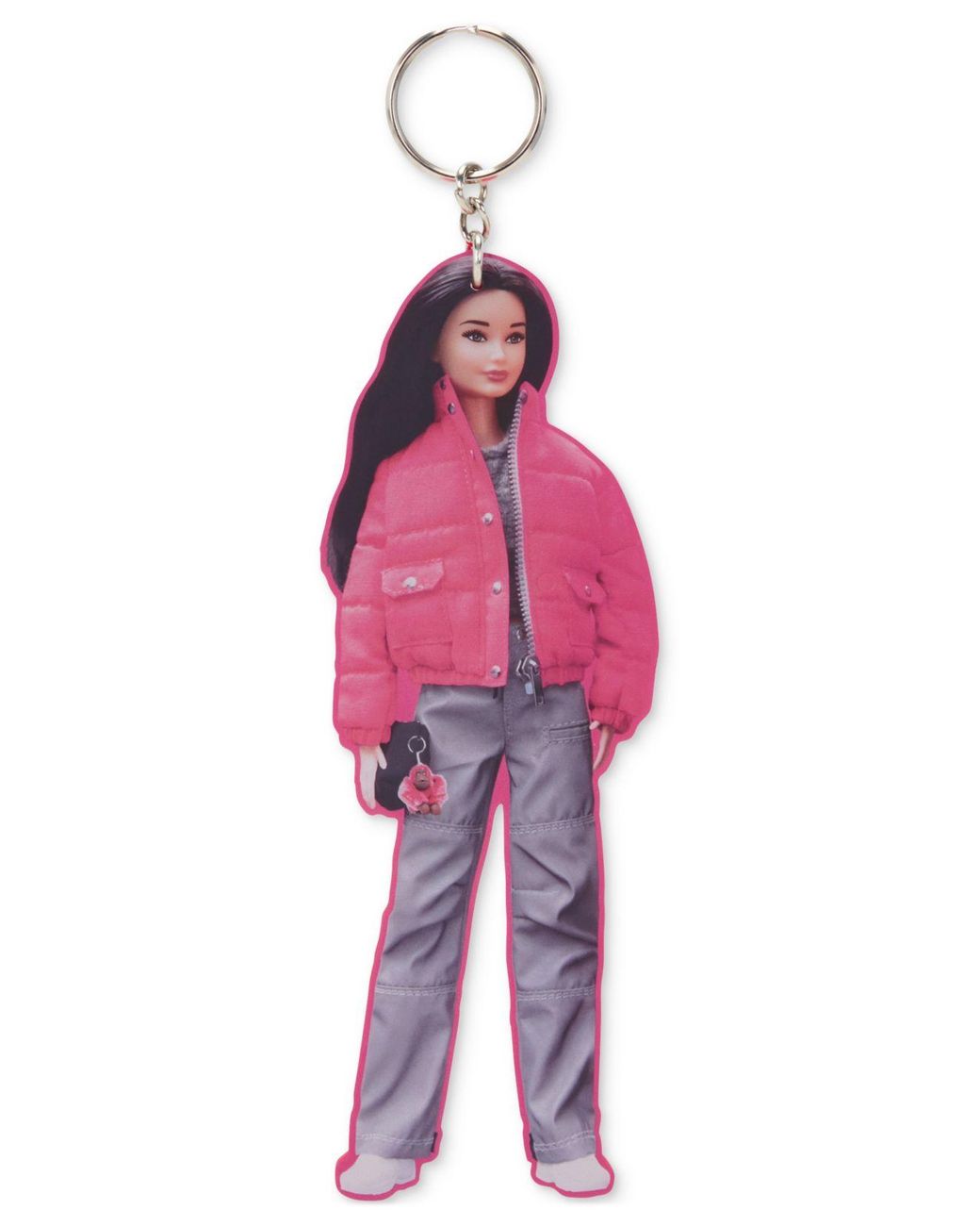 Berigelse orm erfaring Kipling Barbie Silicone Keychain in Pink | Lyst