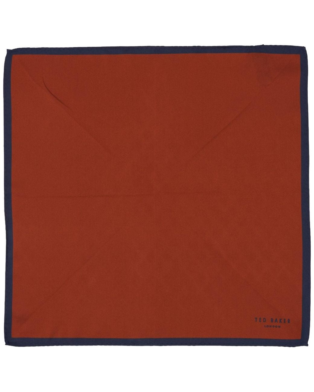 Ted Baker Red Ted Baker Solid Pocket Square for men