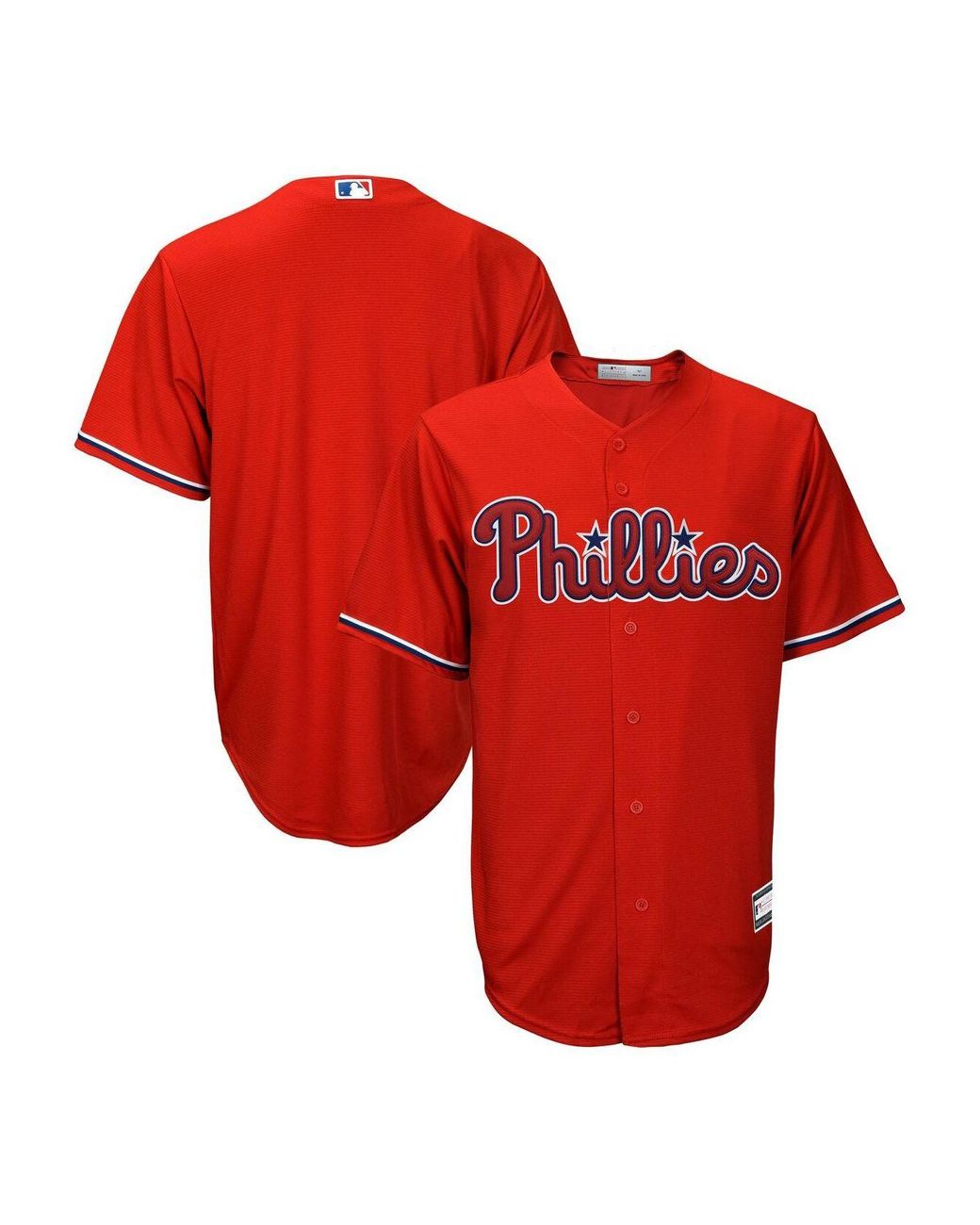 Profile Red Philadelphia Phillies Big And Tall Replica Team Jersey for