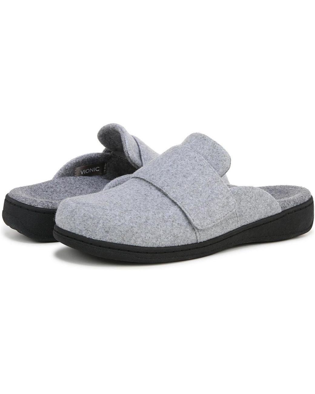 Vionic Gray Gemma Ii Mule Slippers