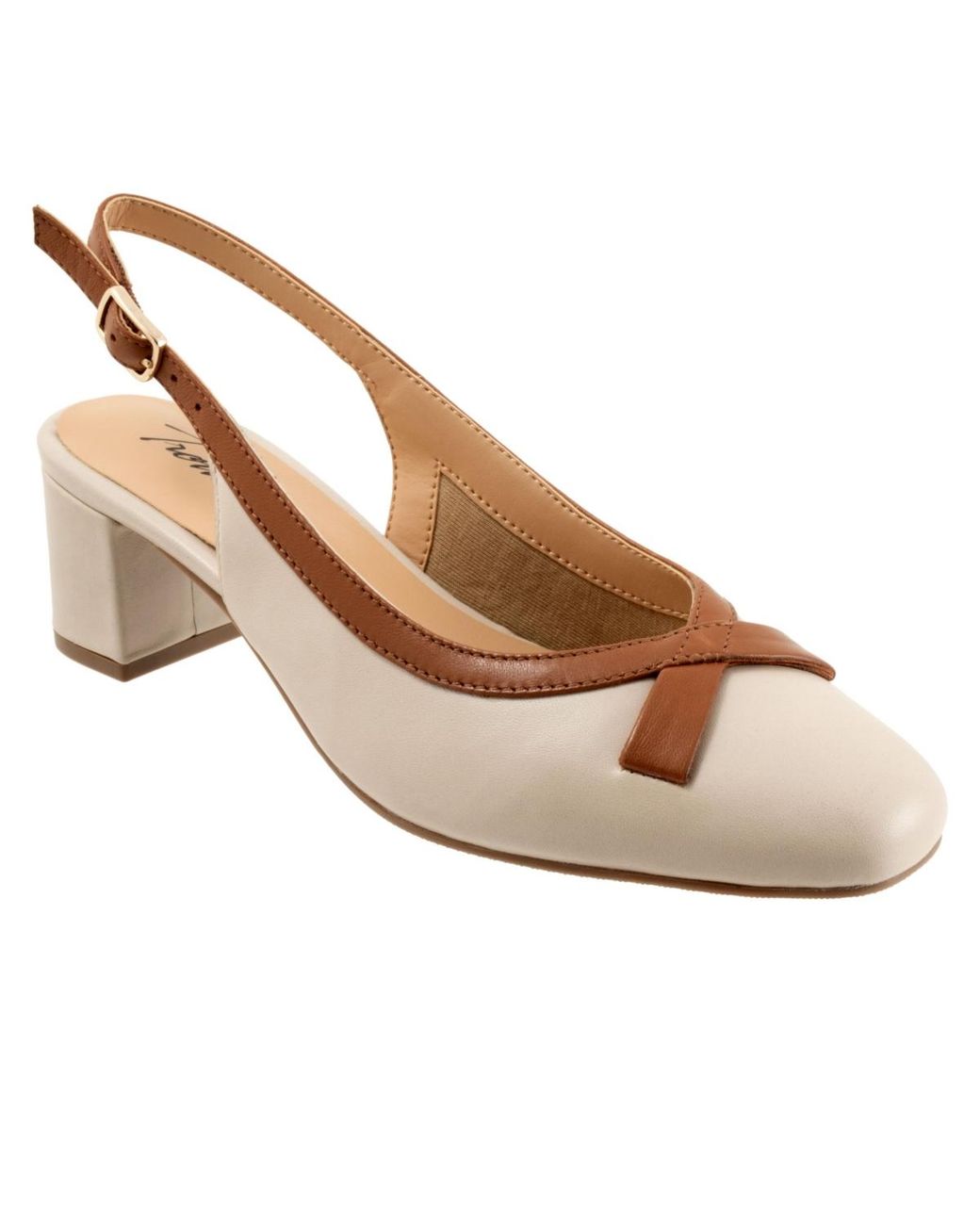 Trotters Natural Dalani Pumps