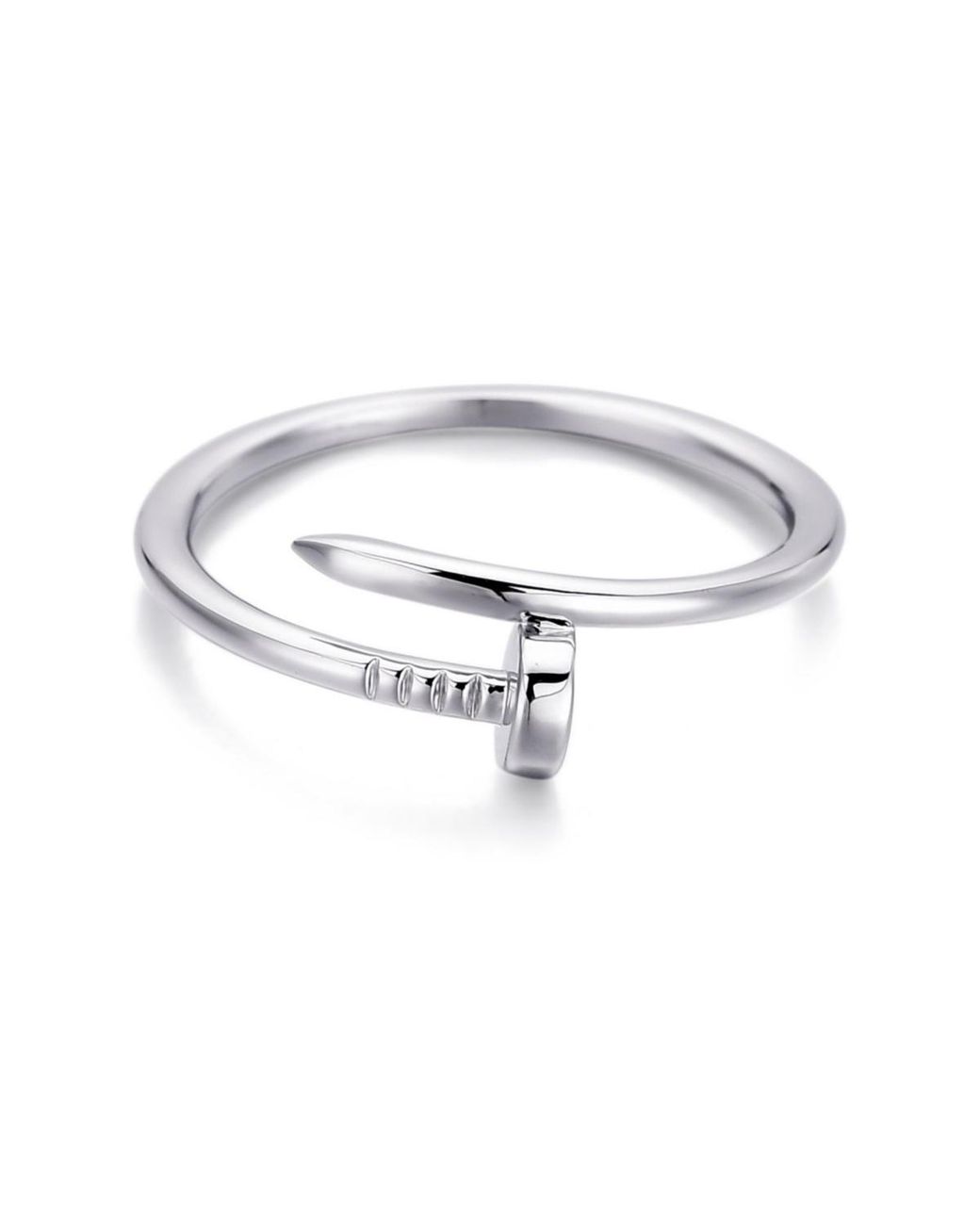 Adornia White Nail Ring