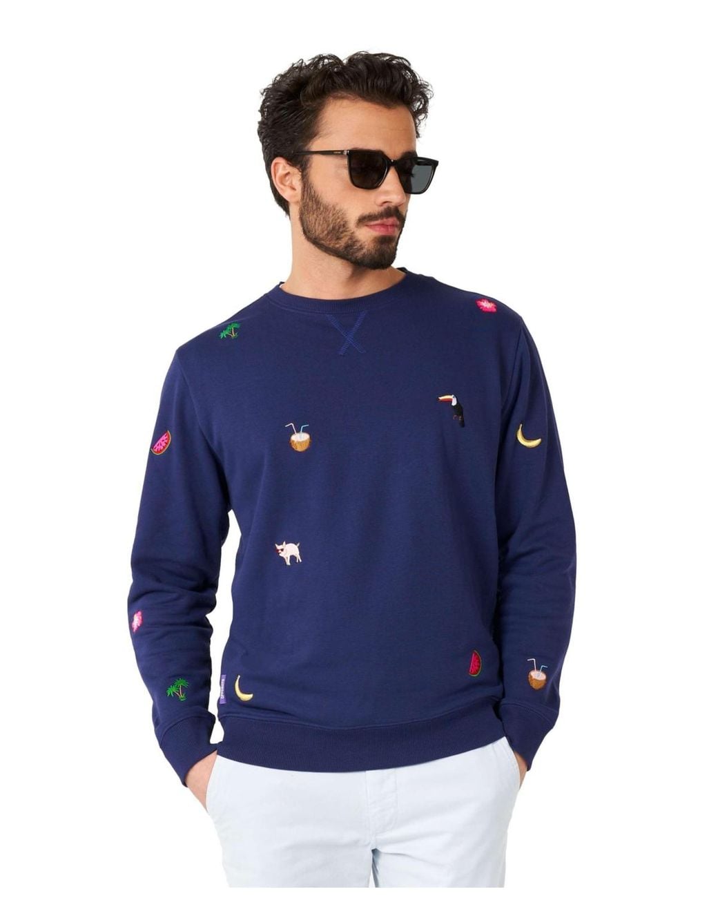 Opposuits Blue Deluxe Sweaters for men