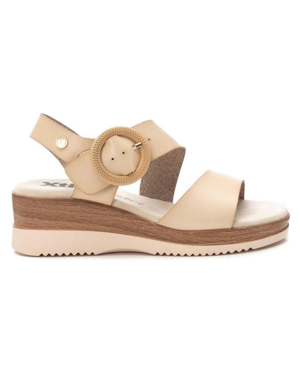 Xti Natural Wedge Sandals By