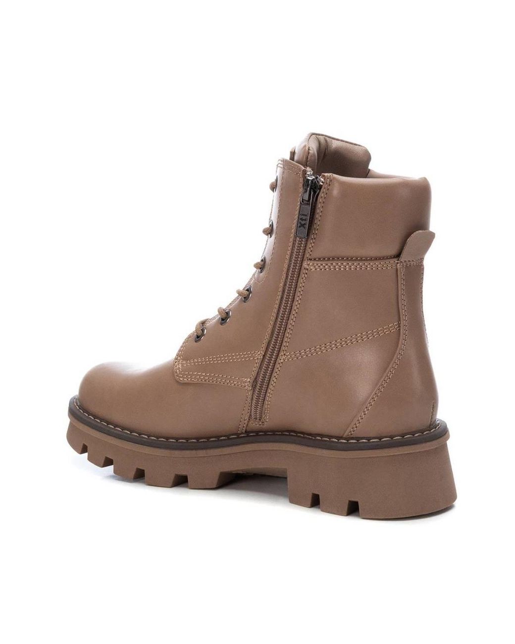 Xti Brown Combat Booties By