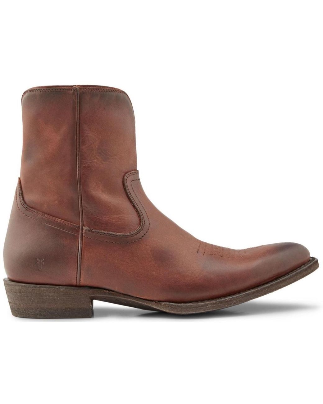 Frye Brown Austin Inside-zip Boots for men