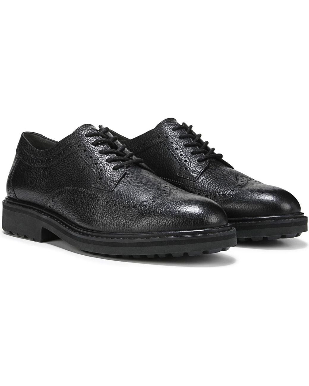 Vionic Black Lombard Derby Shoes for men