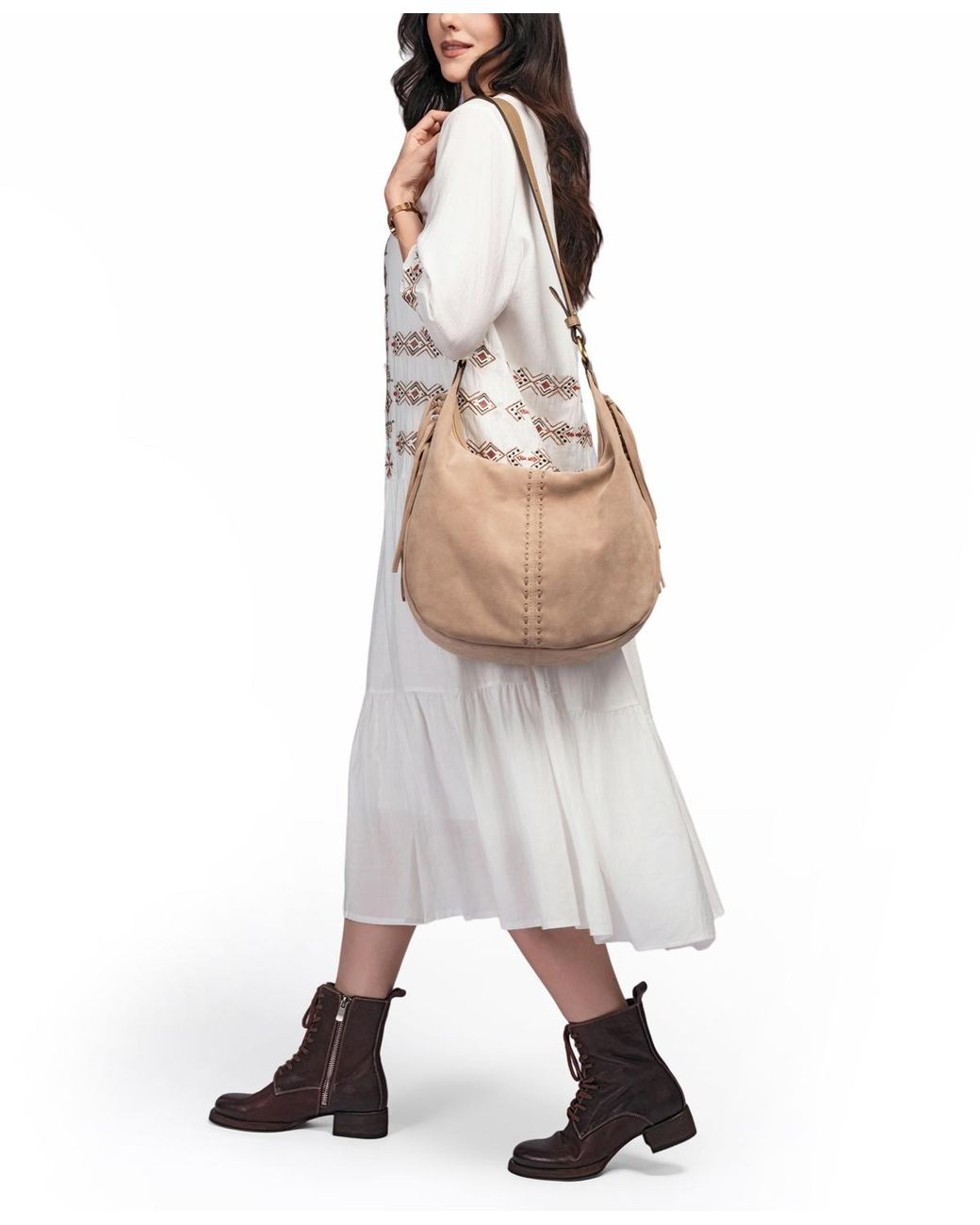 Old Trend Natural Hydrangea Extra-large Shoulder Bag