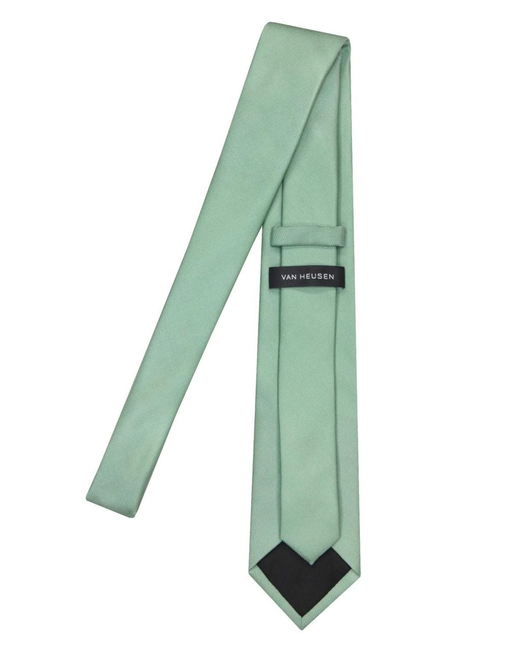 Van Heusen Green Soft Solid Tie for men