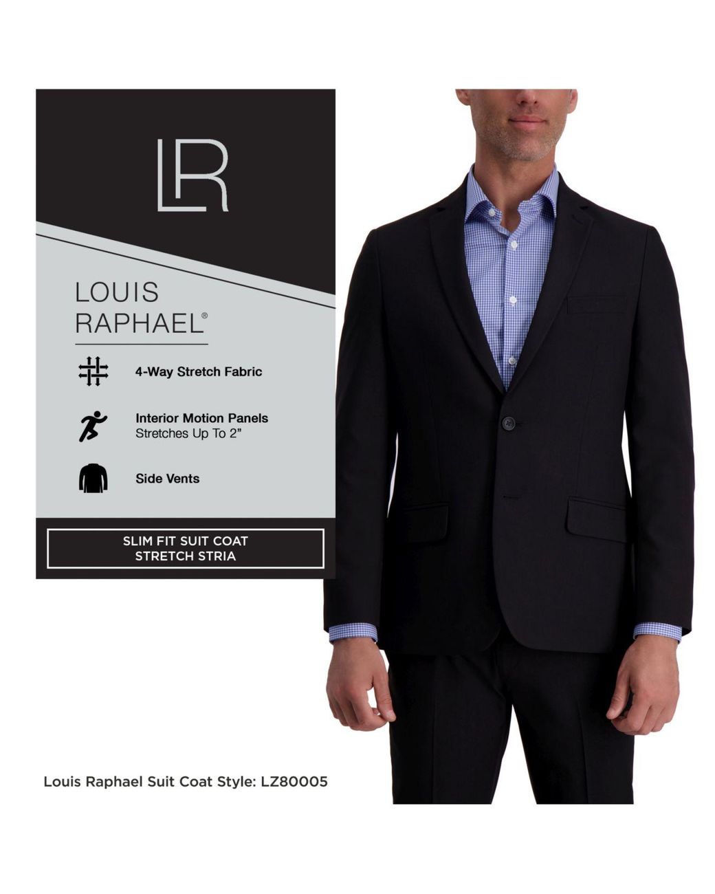 louis raphael tailored slim fit stretch
