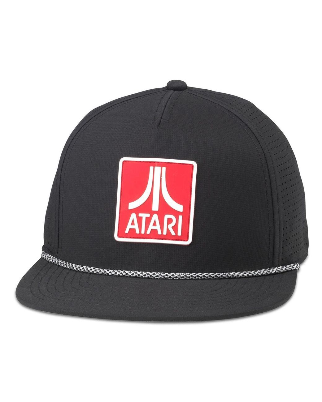 American Needle Black And Atari Buxton Pro Snapback Hat