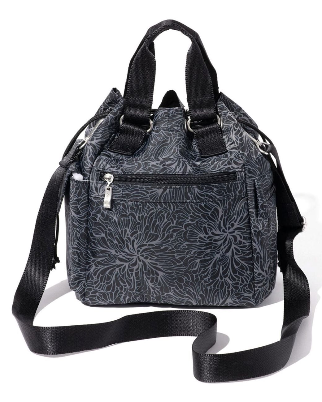 Baggallini Black Modern Everywhere Drawstring Bag