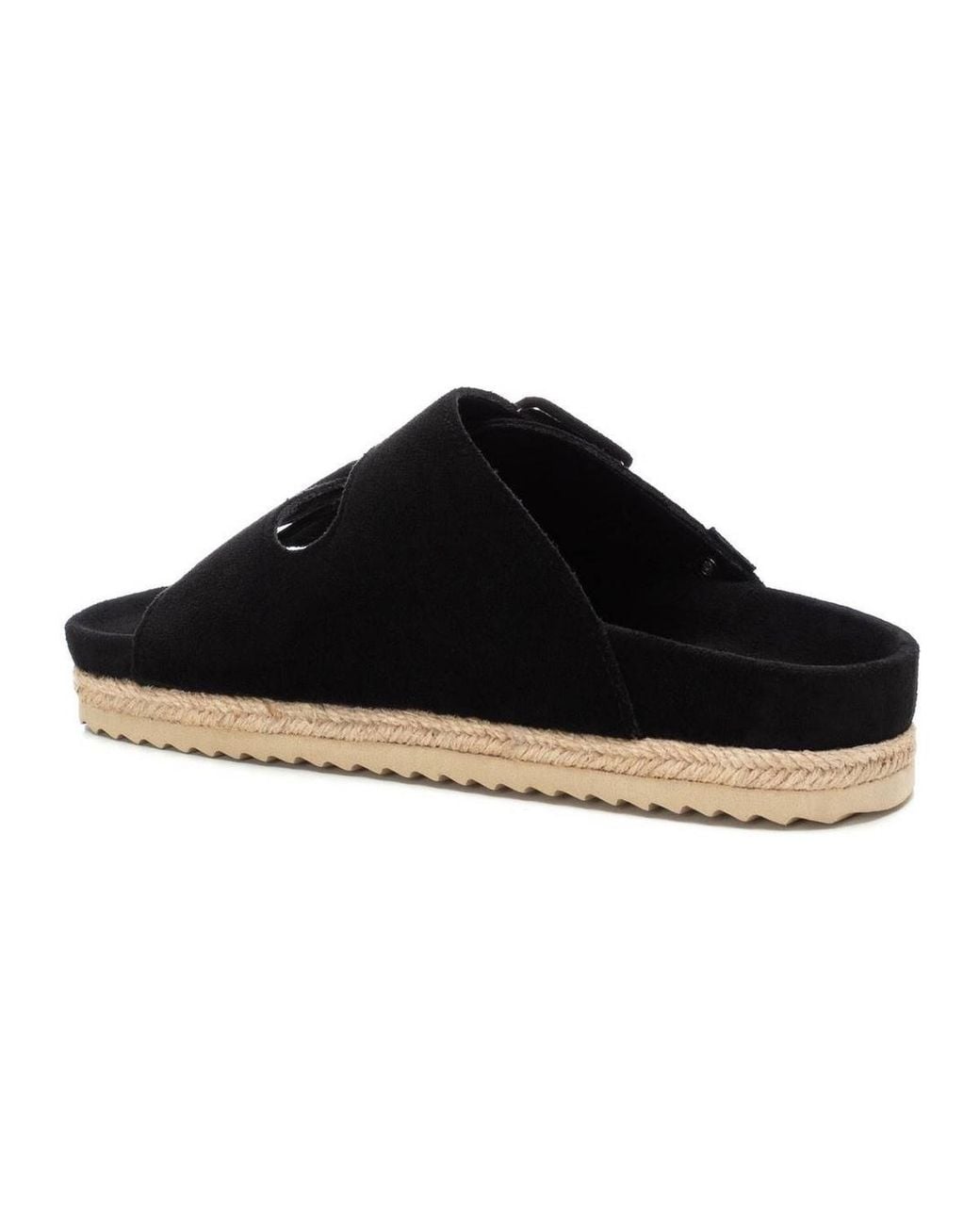 Xti Black Refresh Collection Flat Sandals