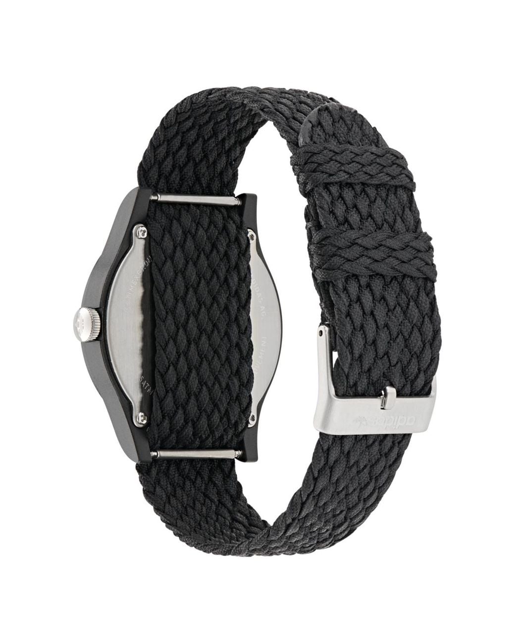 Adidas Black Analog Nylon Watch