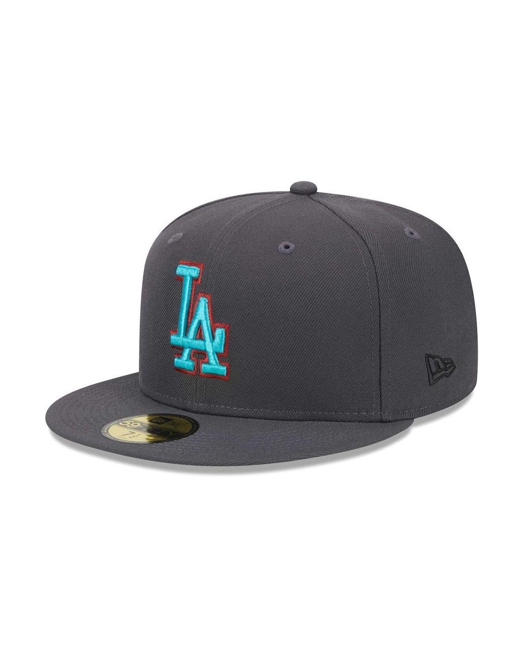 Los Angeles Dodgers New Era 1988 World Series Pink Undervisor 59FIFTY  Fitted Hat - Light Blue