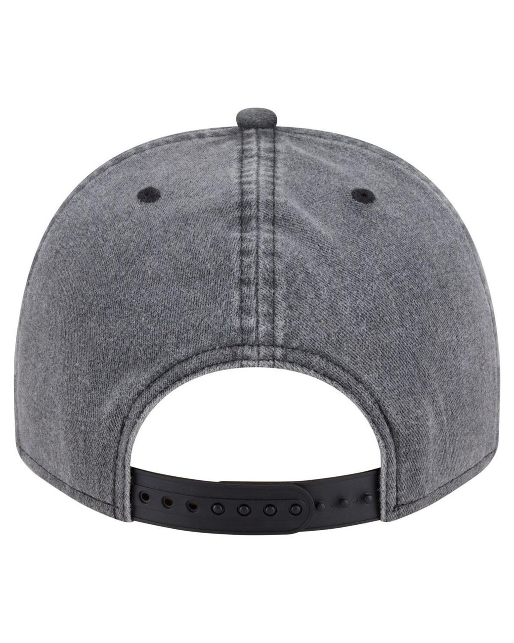 KTZ Gray Chicago Bulls Throwback Washed Pre-curved 9fifty Snapback Hat for men