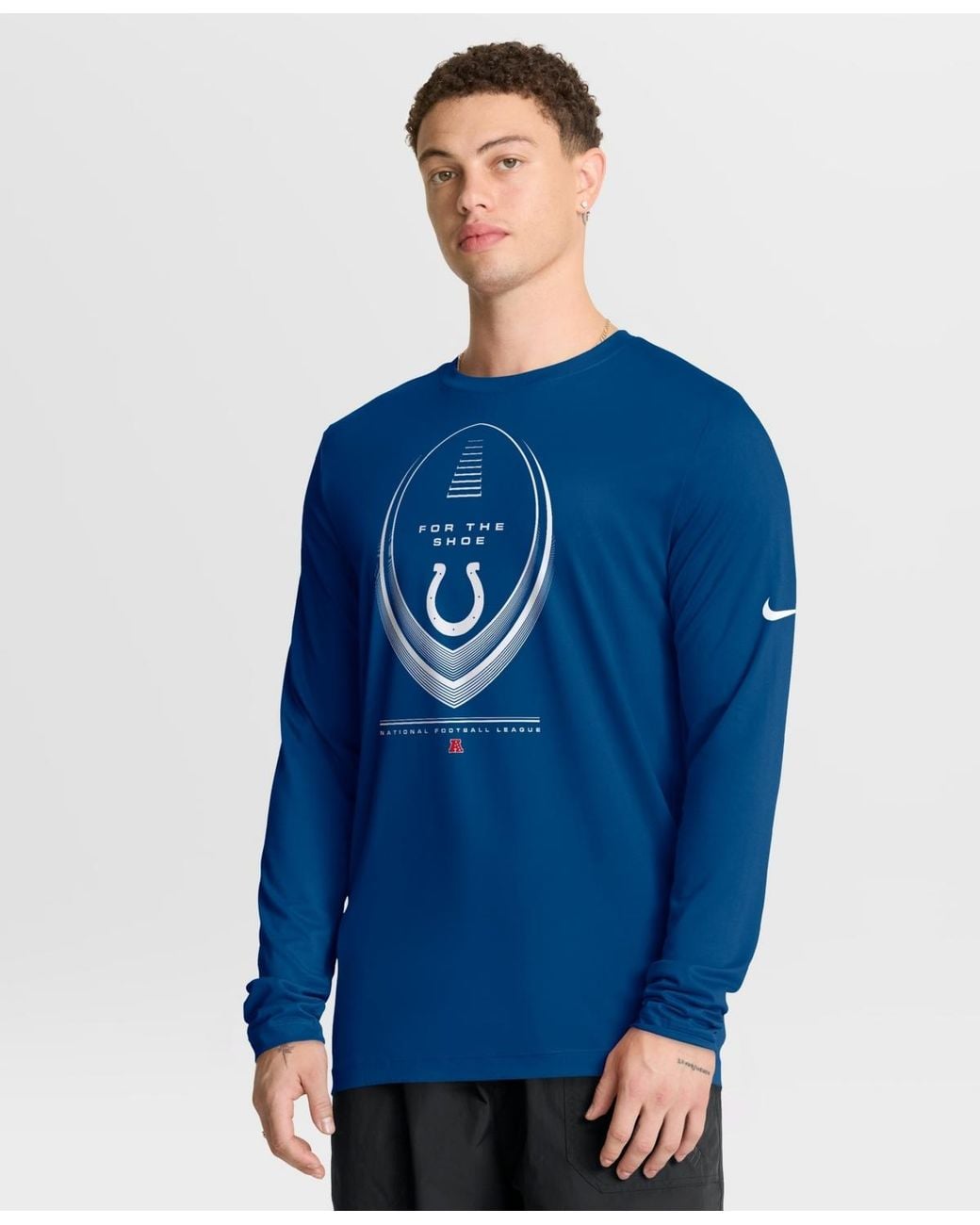 Nike Indianapolis Colts Legend Icon Dri-fit Long-sleeve T-shirt in Blue ...