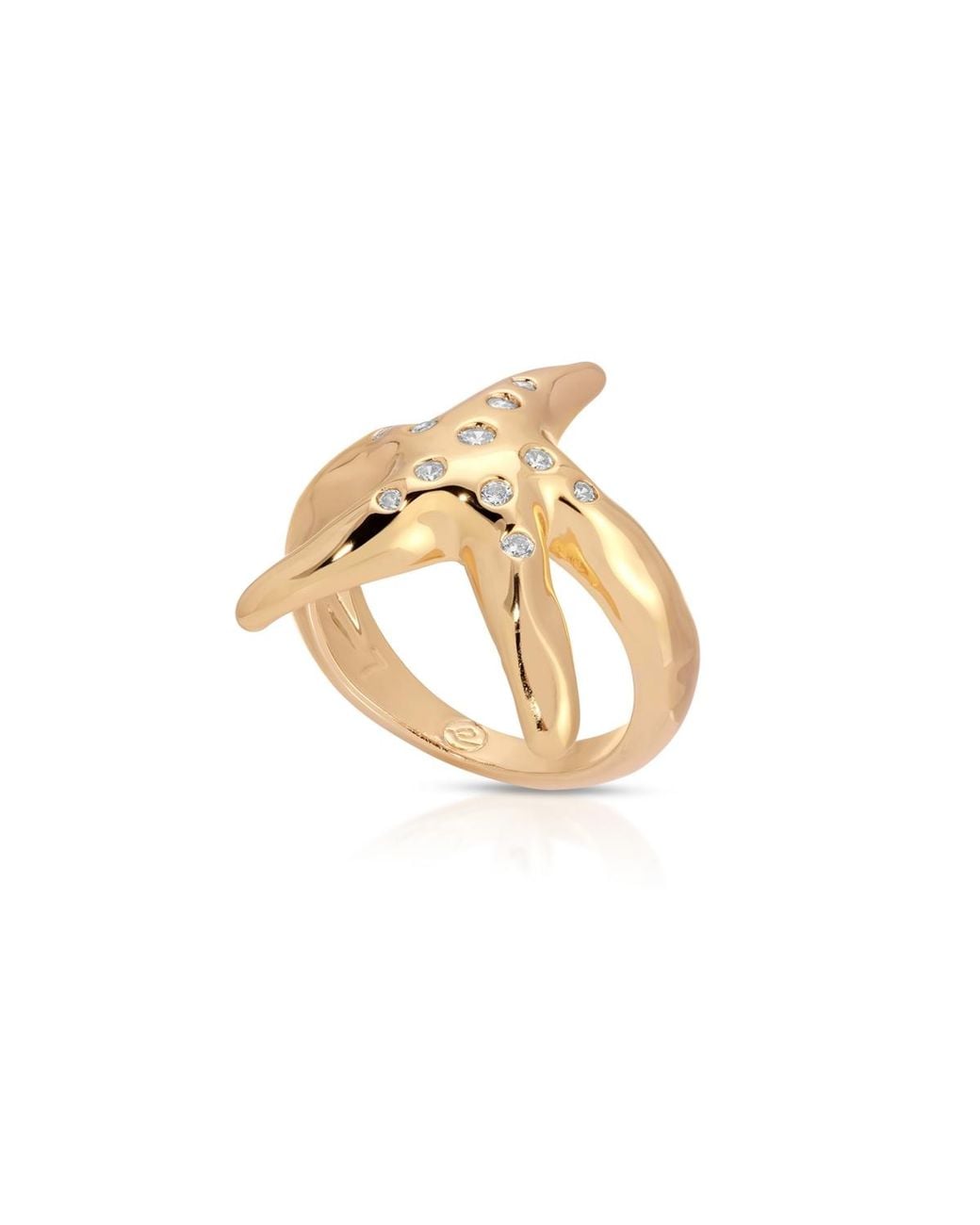 Ettika White Starfish Luxe Statement Ring