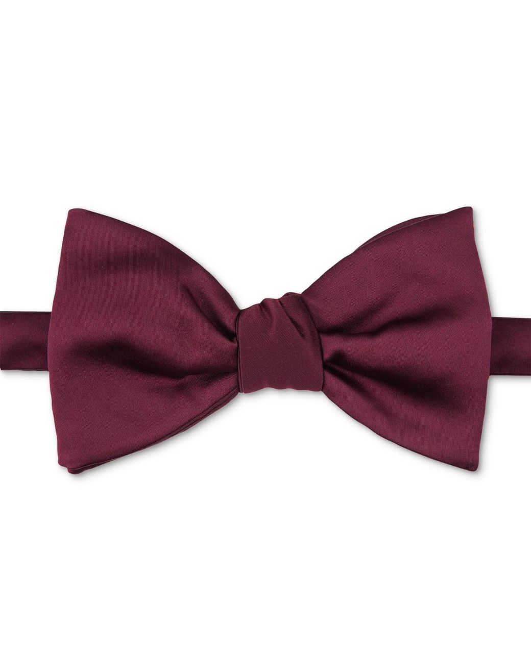 Alfani Red Oversized Satin Solid Bow Tie for men