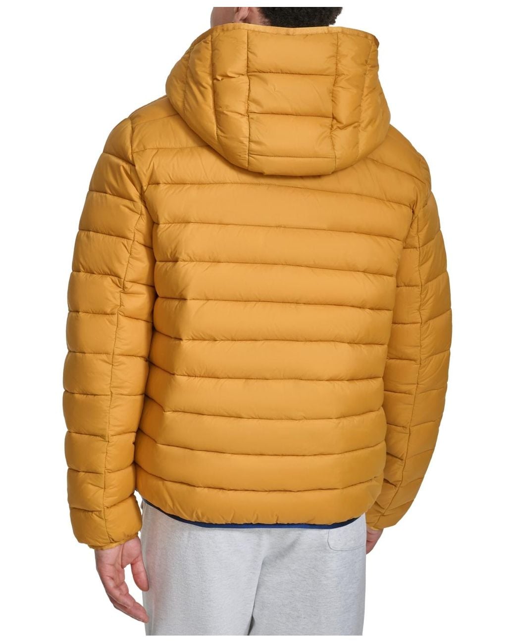 Champion Blue Performance Quilted Hooded Jacket for men