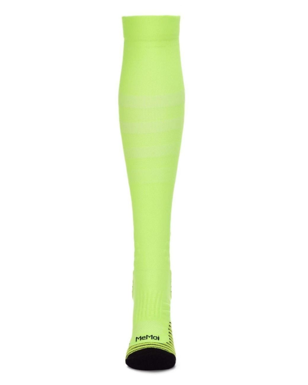 Memoi Green Neon Compression Knee High Socks