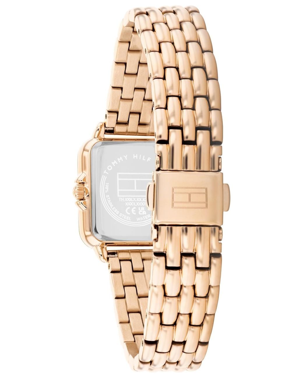 Tommy Hilfiger Metallic Quartz Rose Gold-tone Stainless Steel Bracelet Watch