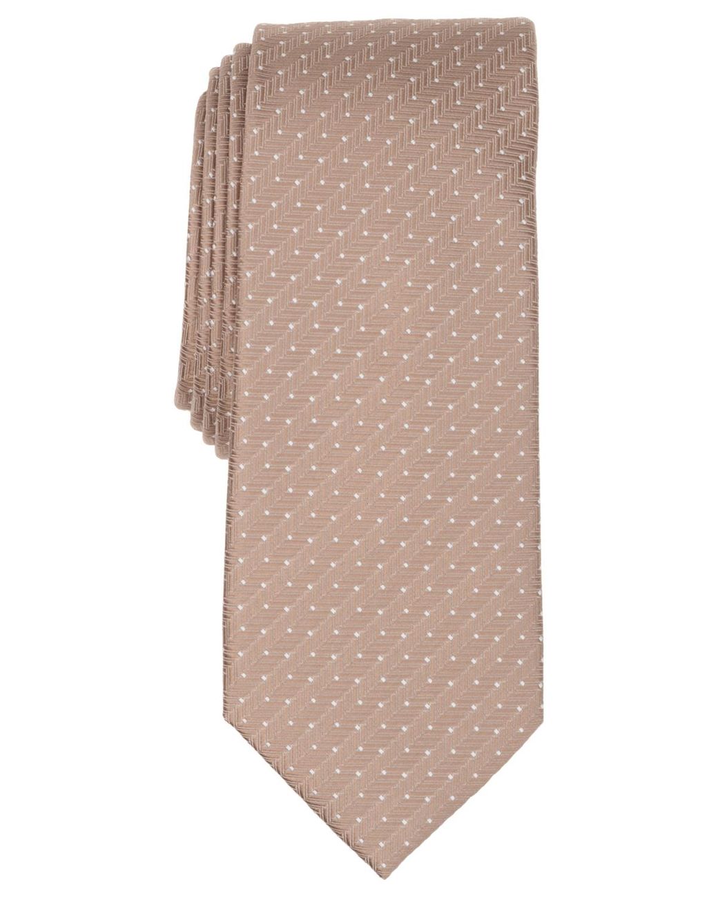 Alfani Brown Inari Solid Tie for men