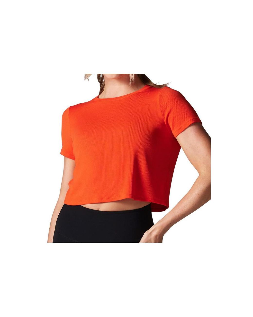 Tavi Red Ribbed Tee