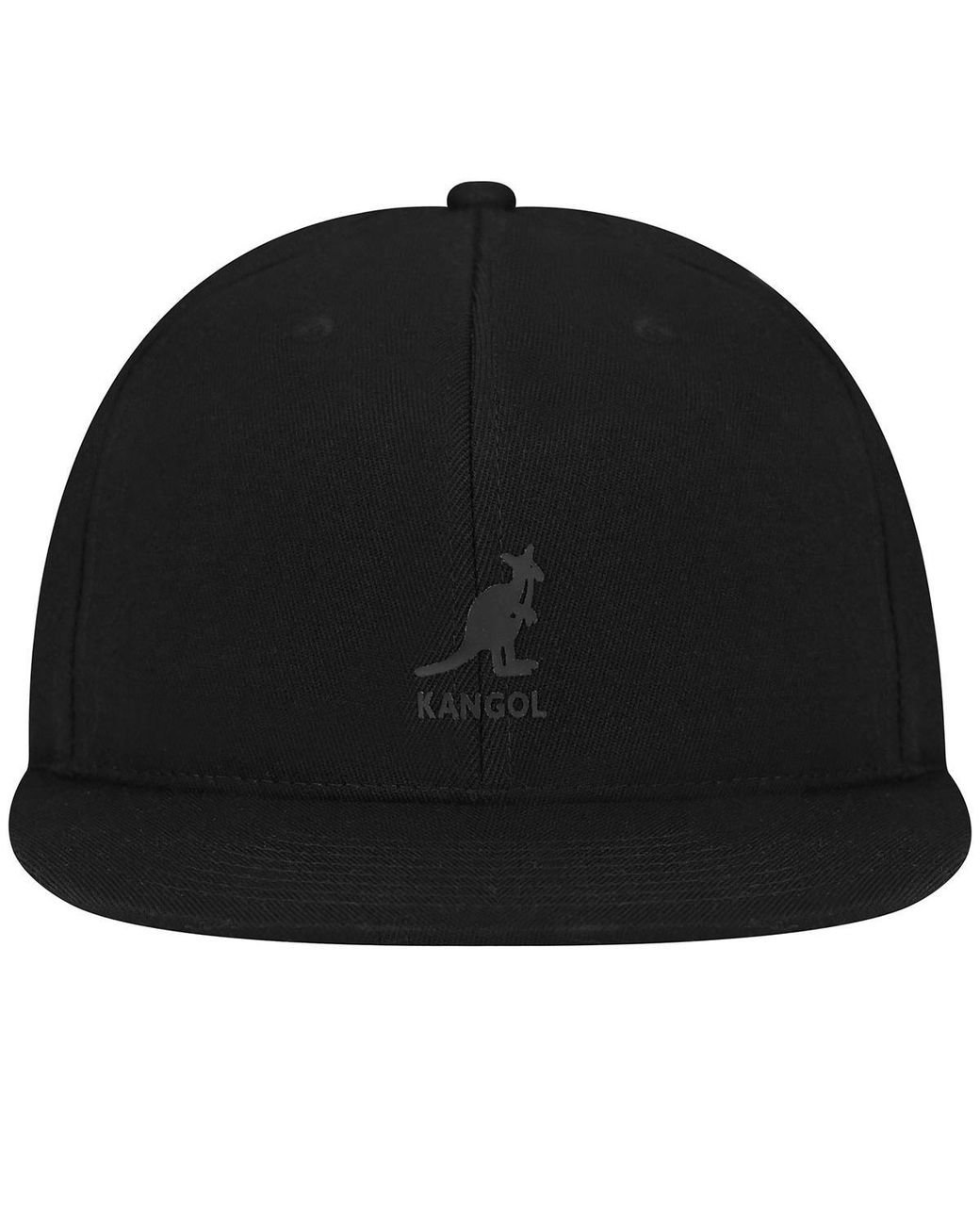 Kangol Black Flexfit Flat Peak Baseball Baseball & Sport Caps for men