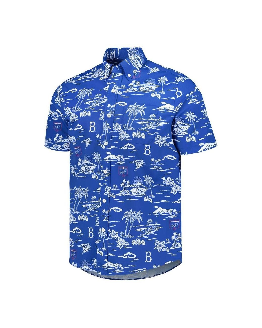 Reyn Spooner Blue Los Angeles Dodgers Kekai Button-up Shirt for