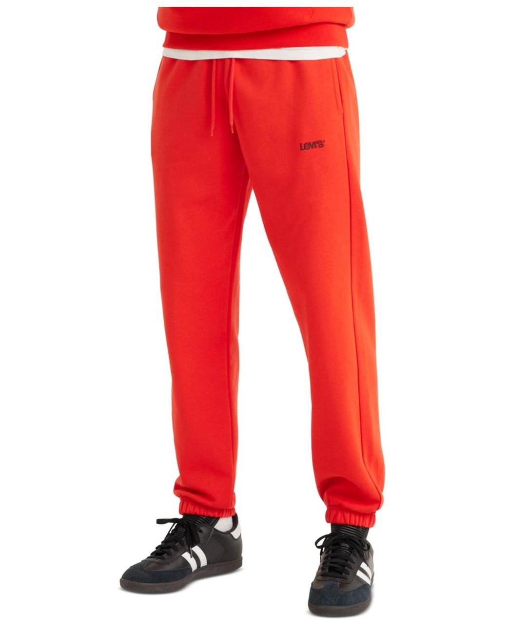 Levi's Relaxed Fit Active Fleece Sweatpants in Red for Men | Lyst