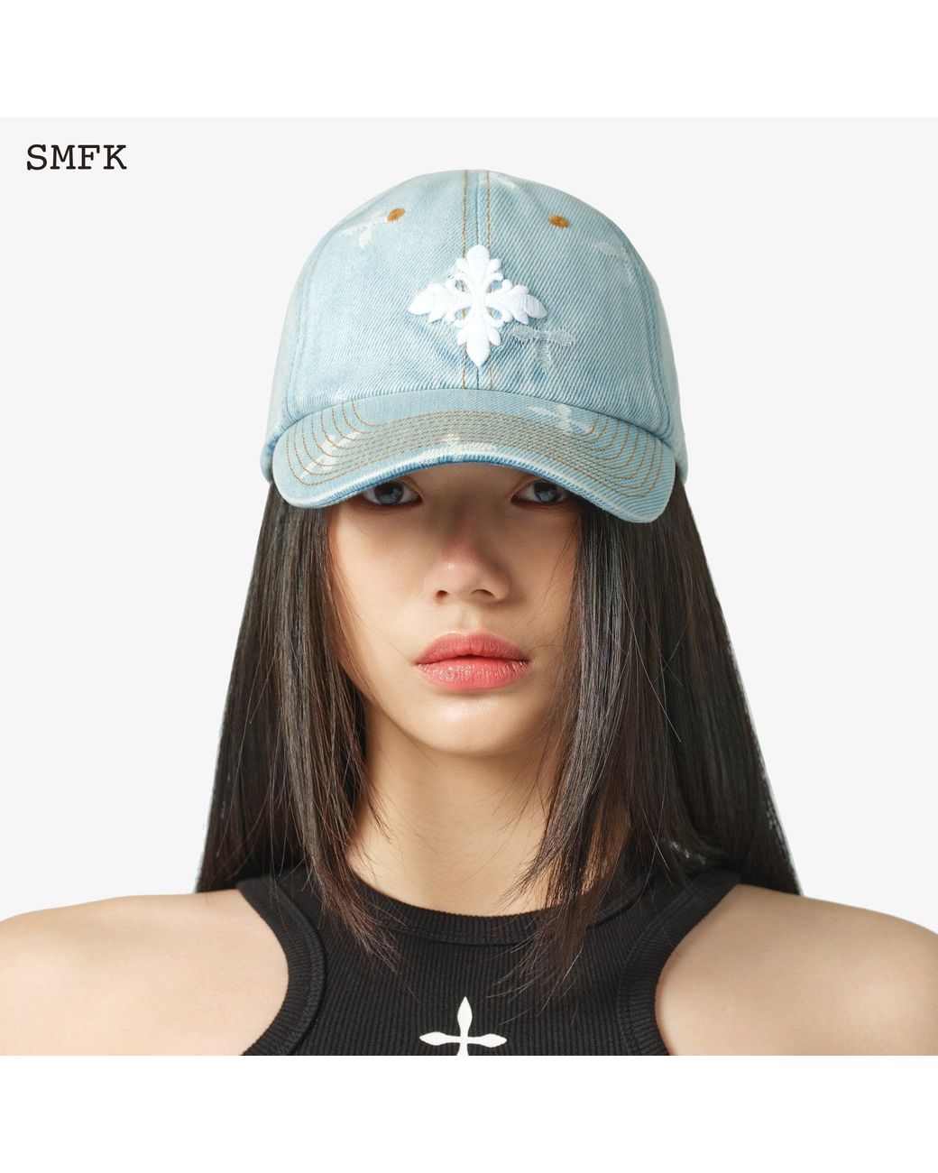 SMFK Magnolia Compass Denim Cap Blue | Lyst