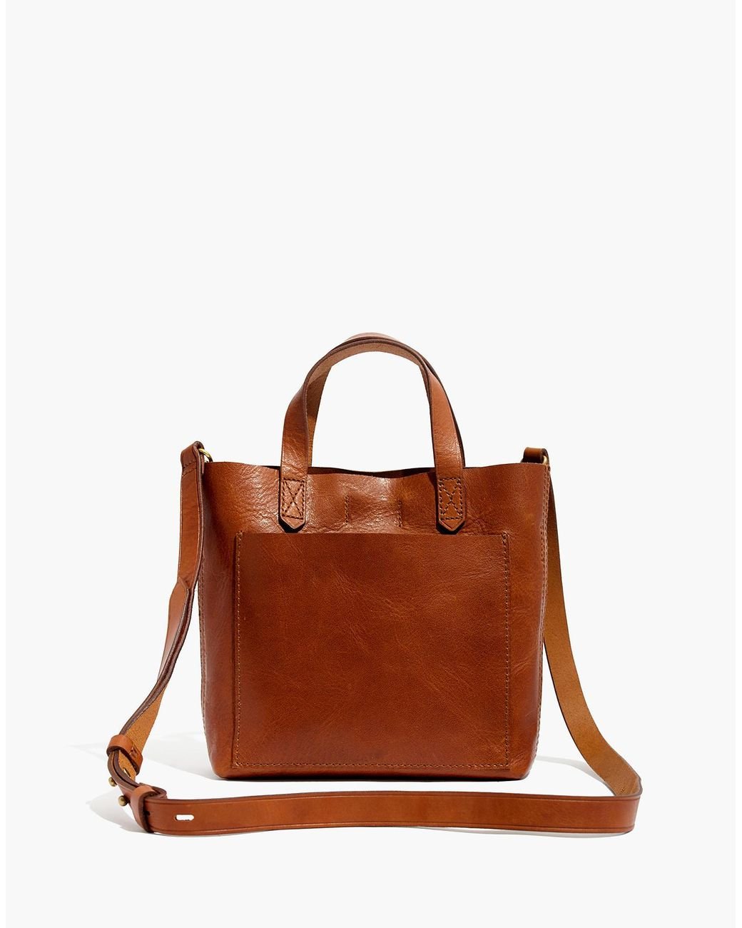 Madewell Small Transport Leather Crossbody Bag in Brown Lyst Canada