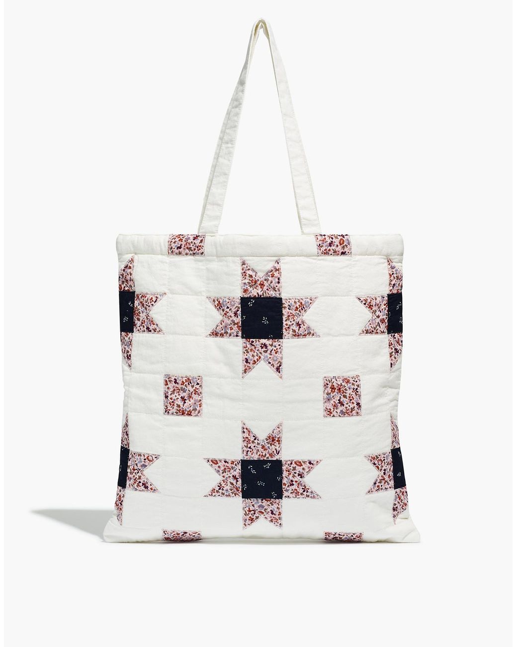 MW The Patchwork Quilt Tote Bag in White Lyst
