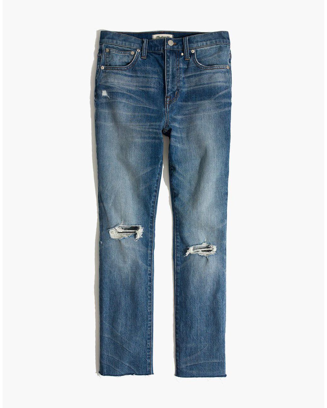 Madewell Cotton The High-rise Slim Crop 