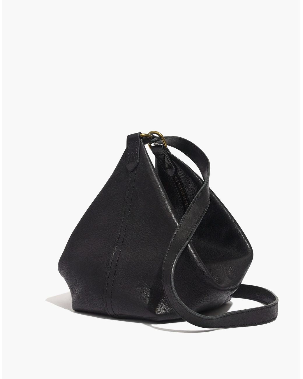 MW The Leather Sling Bag in Black | Lyst UK