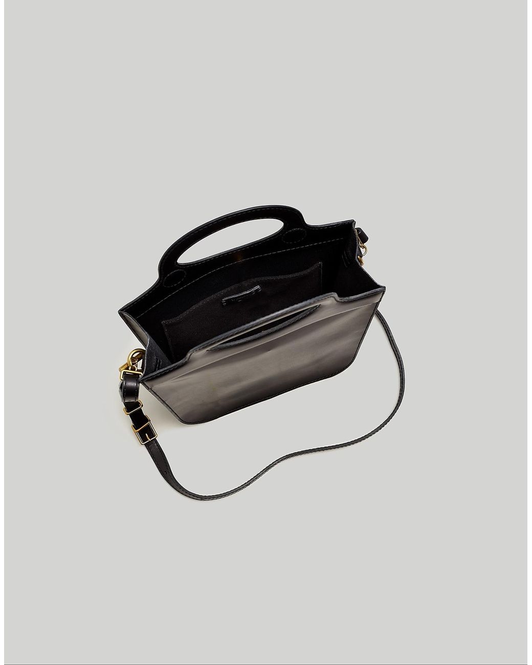 MW The Toggle Crossbody Bag In Leather in Black | Lyst