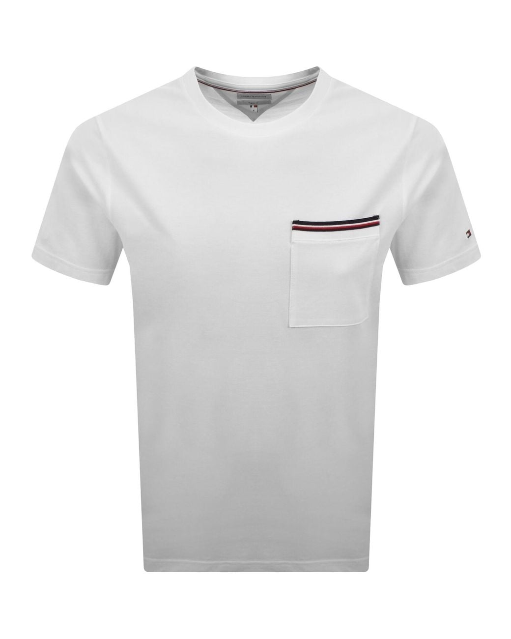 Tommy Hilfiger Gray Regular Fit Pique T Shirt for men
