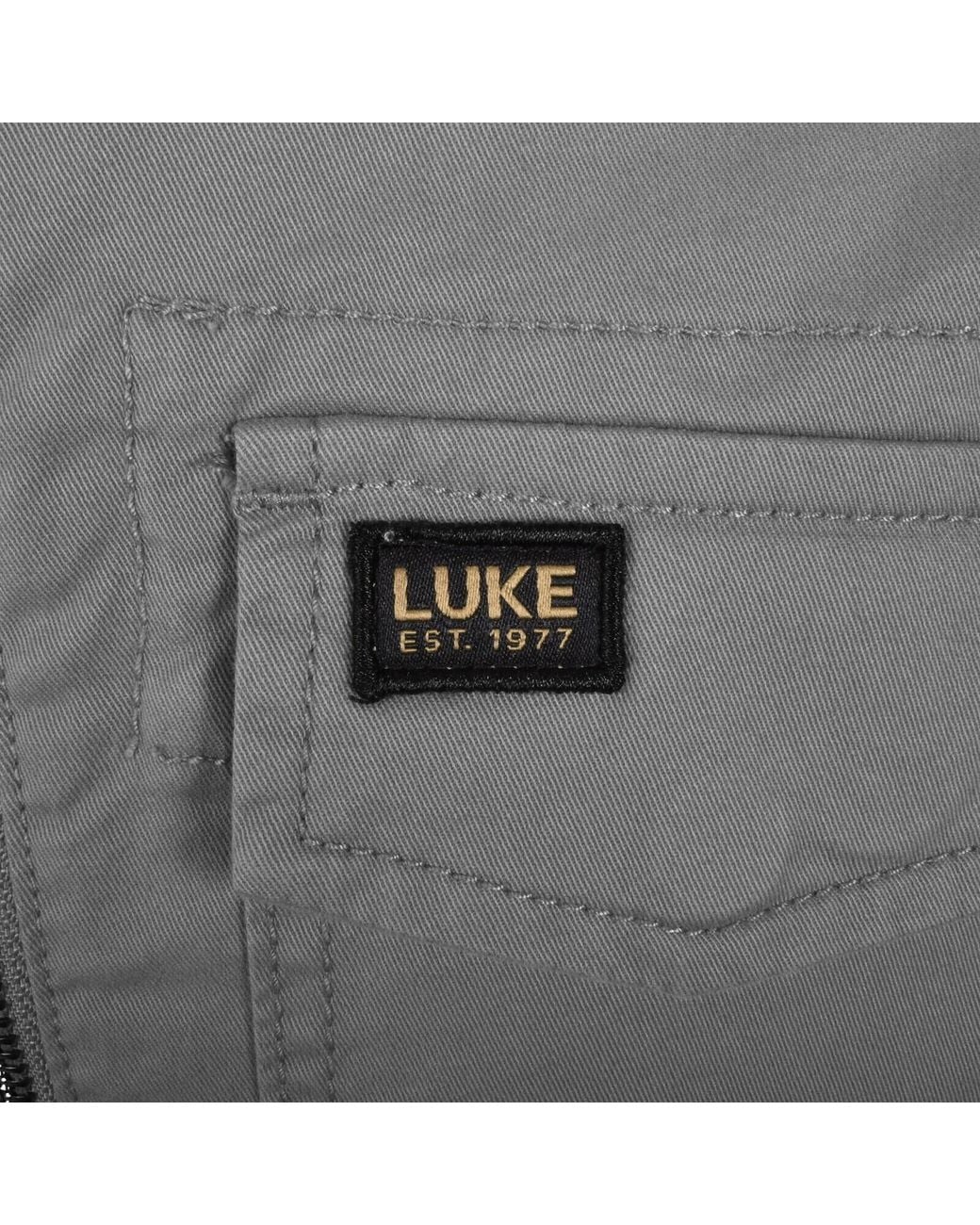 Luke 1977 Gray Conrith Overshirt for men